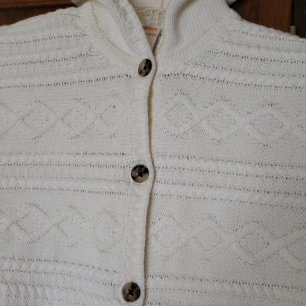 Gymboree Textured Cable Knit Poncho Sz 12-18M